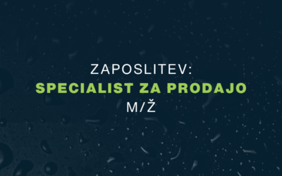 ZAPOSLITEV: SPECIALIST ZA PRODAJO (M/Ž), ZUNANJI SODELAVEC
